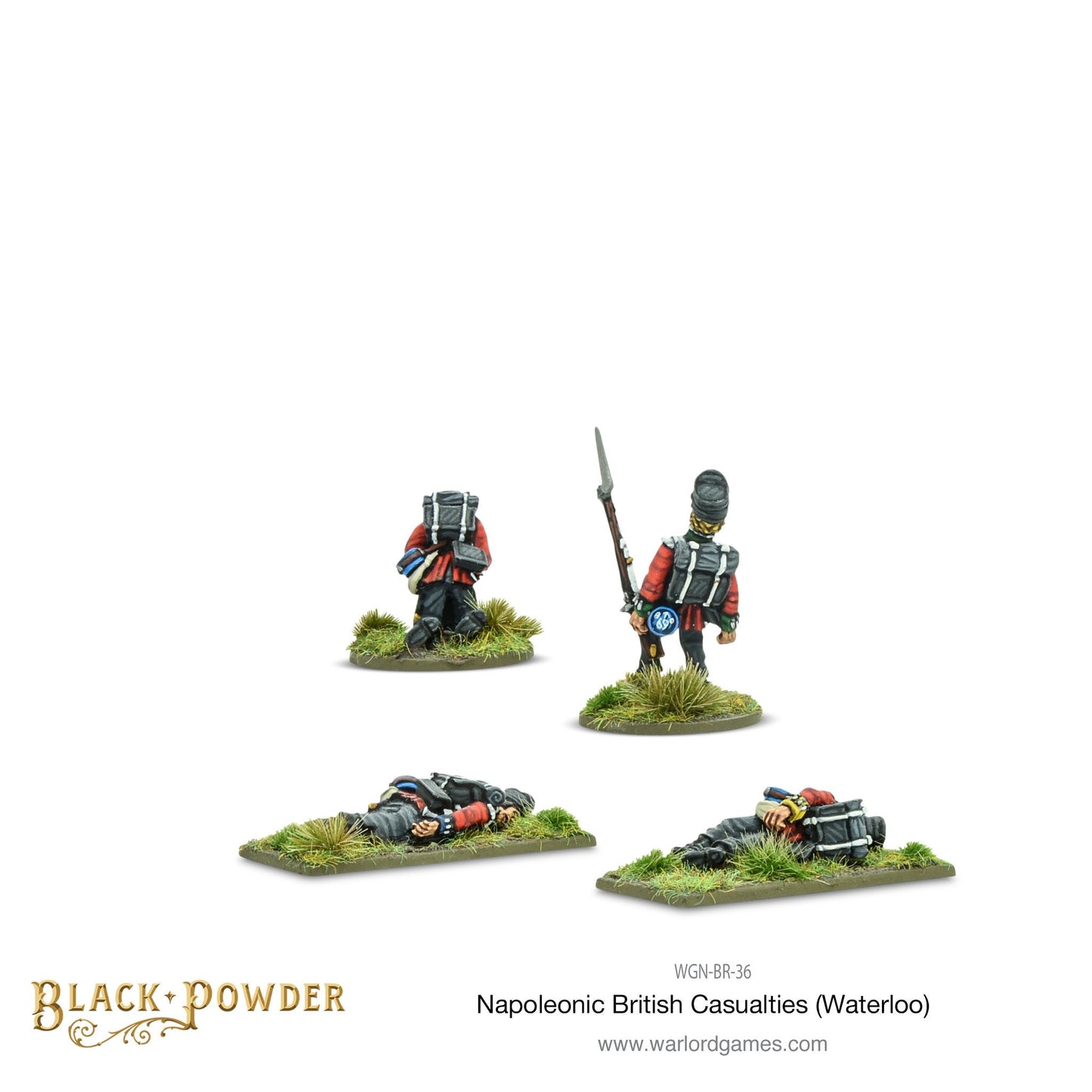 Black Powder: British - Napoleonic British Casualties (Waterloo)
