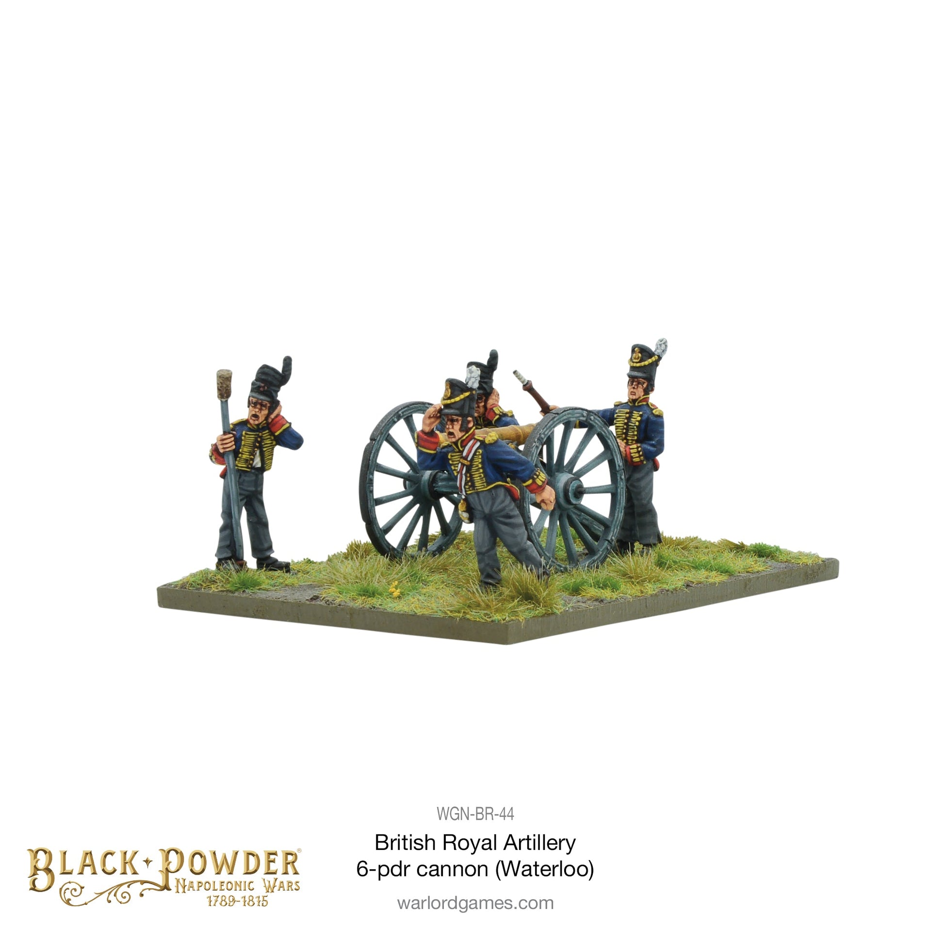 Black Powder: British - Napoleonic British Royal Artillery 6-pdr cannon (Waterloo Campaign)