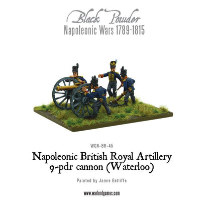 Black Powder: British - Napoleonic British Royal Artillery 9-pdr cannon (Waterloo Campaign)