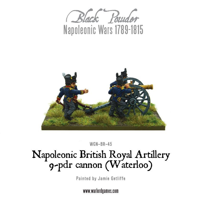 Black Powder: British - Napoleonic British Royal Artillery 9-pdr cannon (Waterloo Campaign)