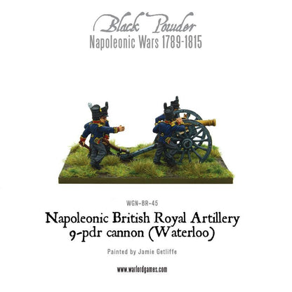 Black Powder: British - Napoleonic British Royal Artillery 9-pdr cannon (Waterloo Campaign)