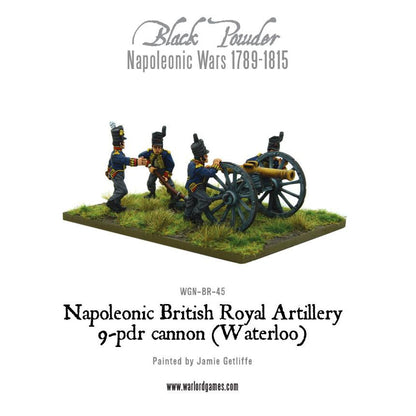 Black Powder: British - Napoleonic British Royal Artillery 9-pdr cannon (Waterloo Campaign)