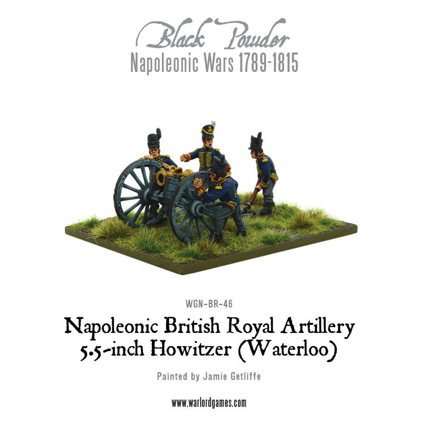Black Powder: British - Napoleonic British Royal Artillery 5.5-inch Howitzer (Waterloo Campaign)