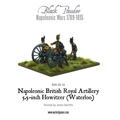 Black Powder: British - Napoleonic British Royal Artillery 5.5-inch Howitzer (Waterloo Campaign)