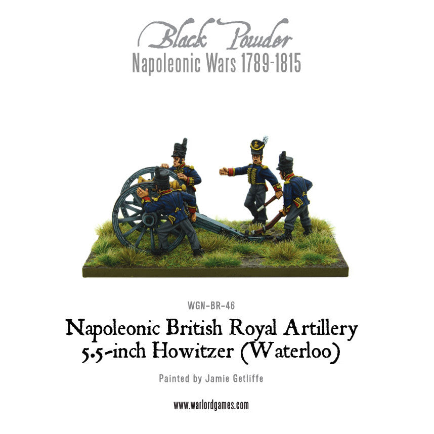Black Powder: British - Napoleonic British Royal Artillery 5.5-inch Howitzer (Waterloo Campaign)
