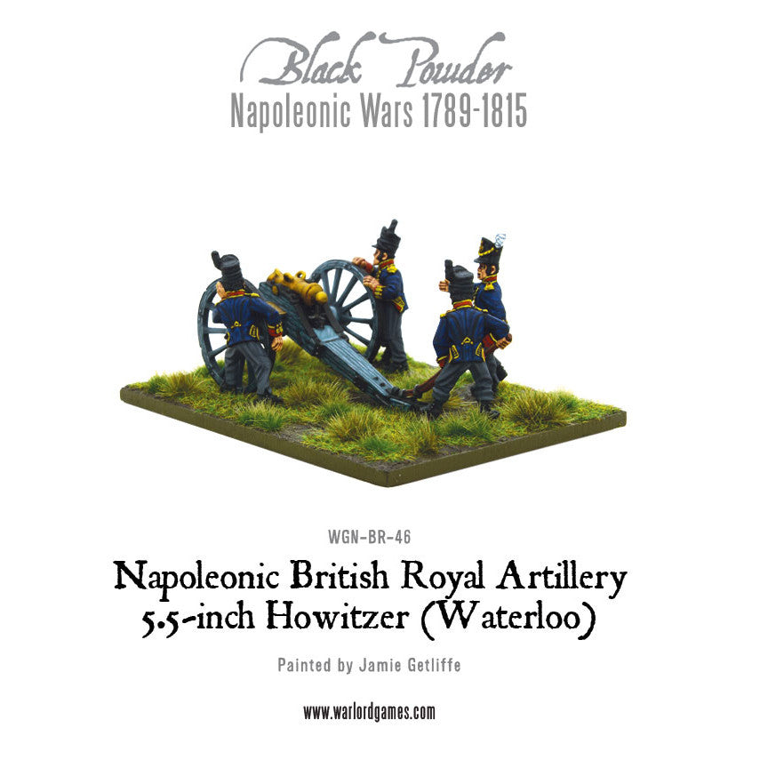 Black Powder: British - Napoleonic British Royal Artillery 5.5-inch Howitzer (Waterloo Campaign)