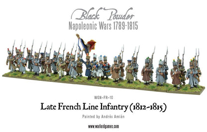 Black Powder: French - Napoleonic Late French Line Infantry (1812-1815) Brigade