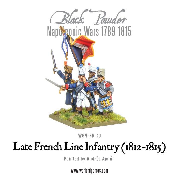 Black Powder: French - Napoleonic Late French Line Infantry (1812-1815) Division