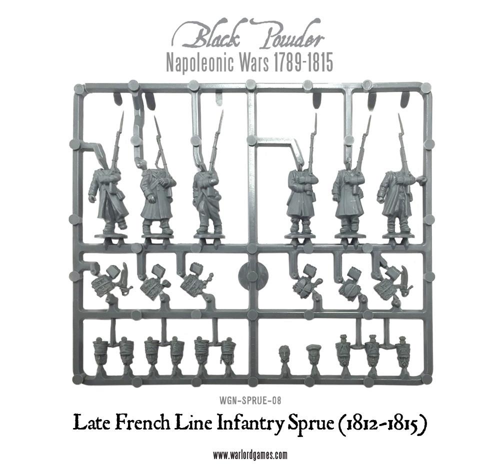 Black Powder: French - Napoleonic War Late French Line Infantry (1812-1815)