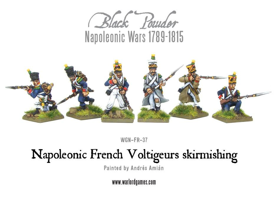 Black Powder: French - Napoleonic French Voltigeurs skirmishing