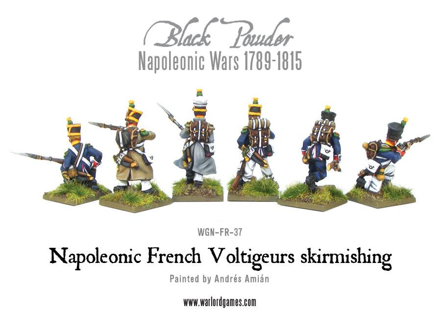 Black Powder: French - Napoleonic French Voltigeurs skirmishing
