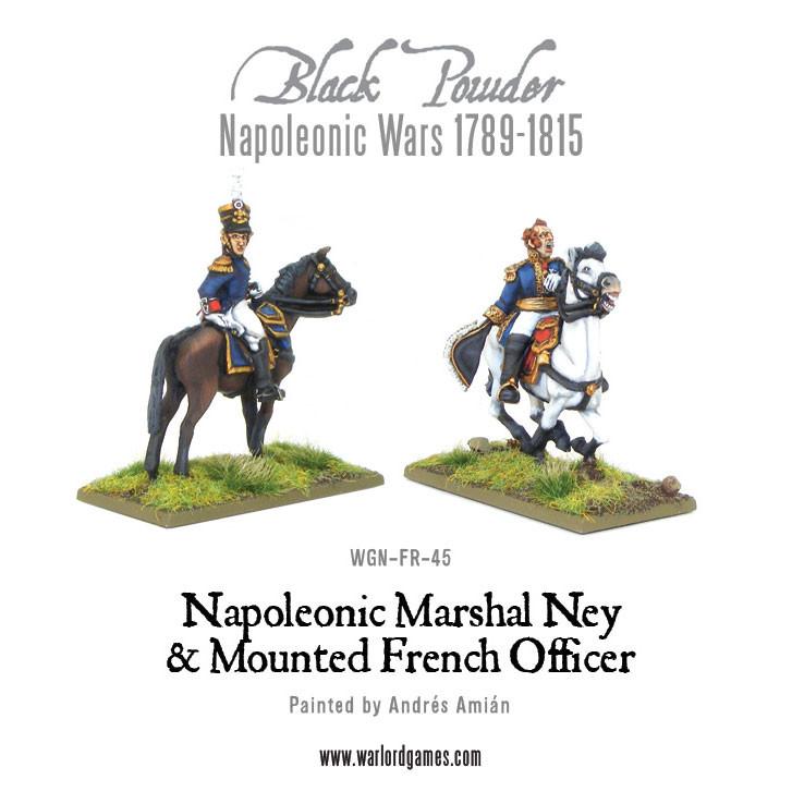 Black Powder: French - Napoleonic Marshal Ney & Mounted French Officer