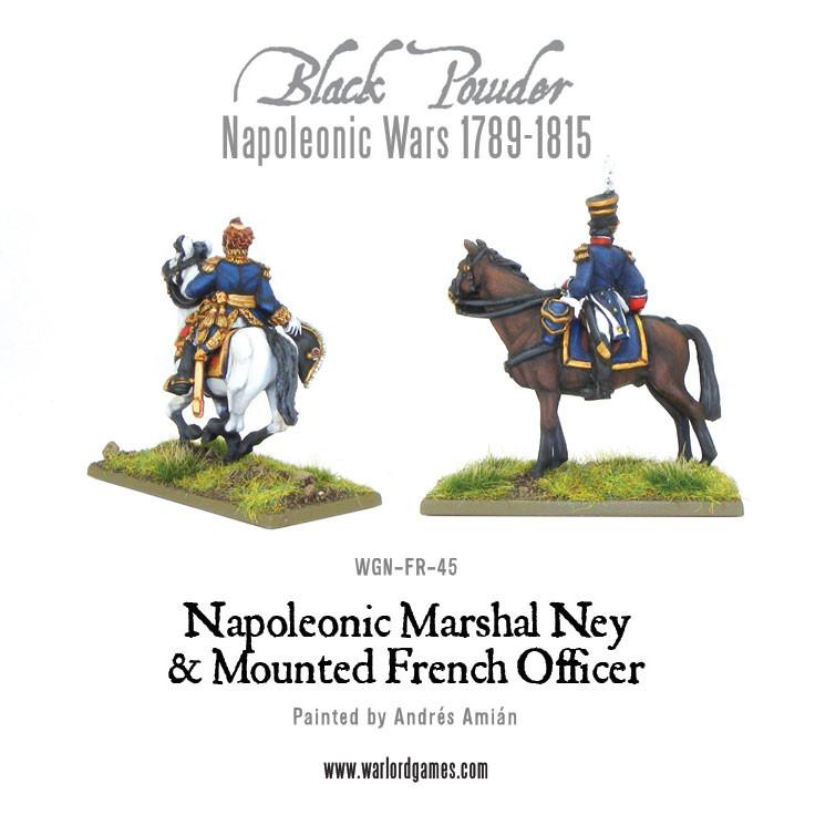 Black Powder: French - Napoleonic Marshal Ney & Mounted French Officer