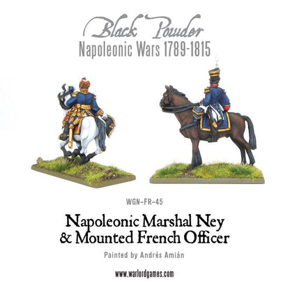 Black Powder: French - Napoleonic Marshal Ney & Mounted French Officer