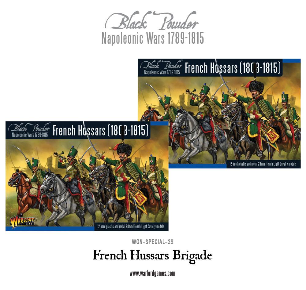Black Powder: French - Napoleonic French Hussars Brigade