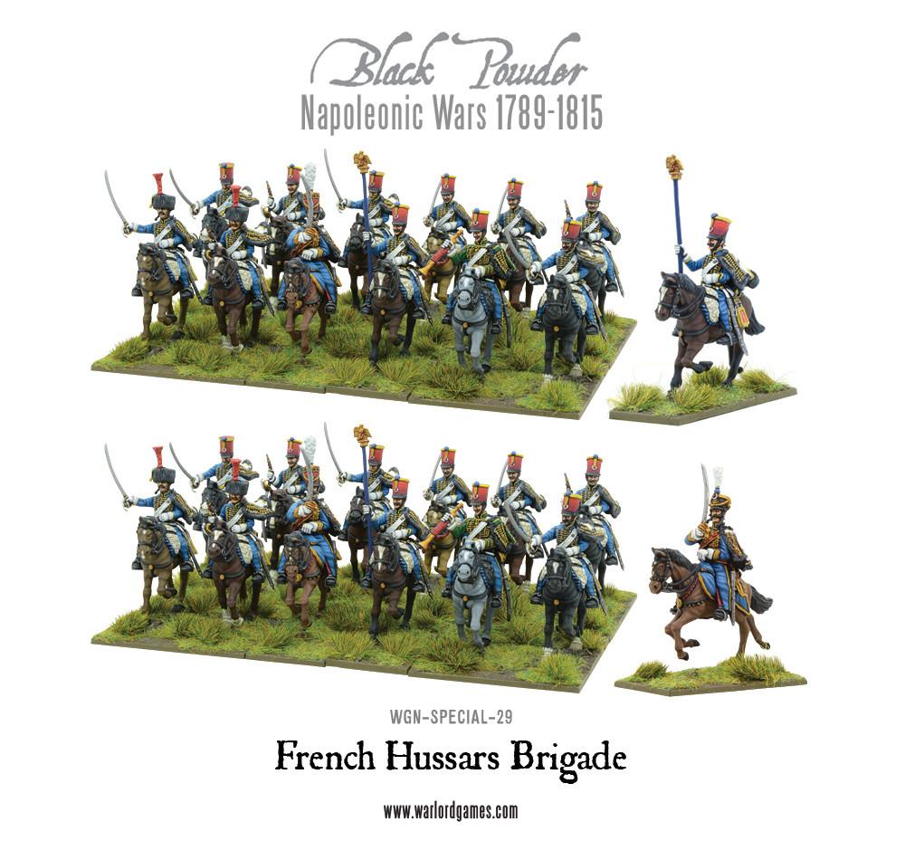 Black Powder: French - Napoleonic French Hussars Brigade