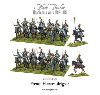 Black Powder: French - Napoleonic French Hussars Brigade