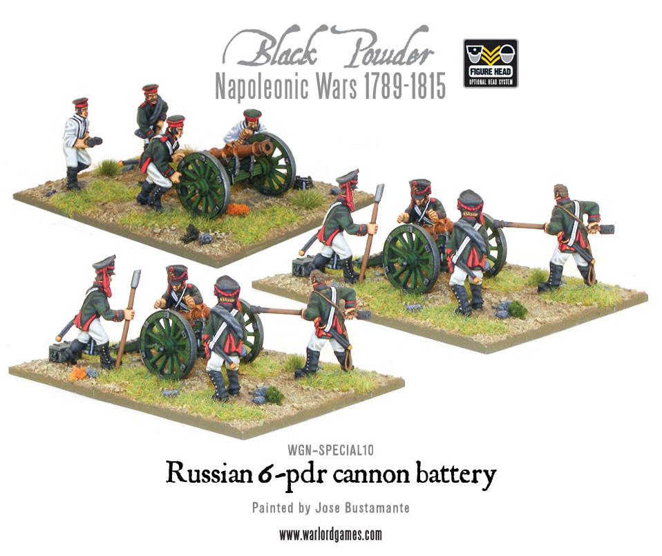 Black Powder: Napoleonic Russian 6-pdr battery
