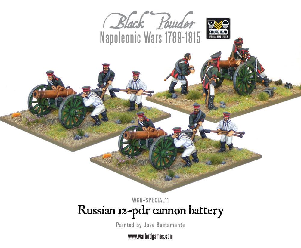 Black Powder: Napoleonic Russian 12-pdr battery