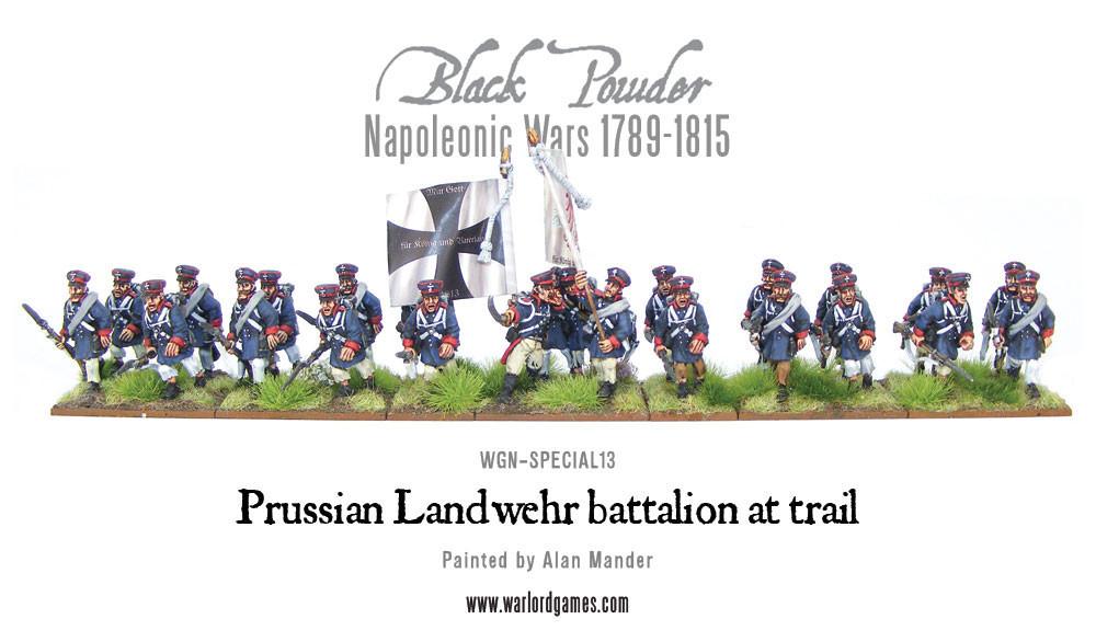 Black Powder: Prussians - Napoleonic Prussian regiment at trail