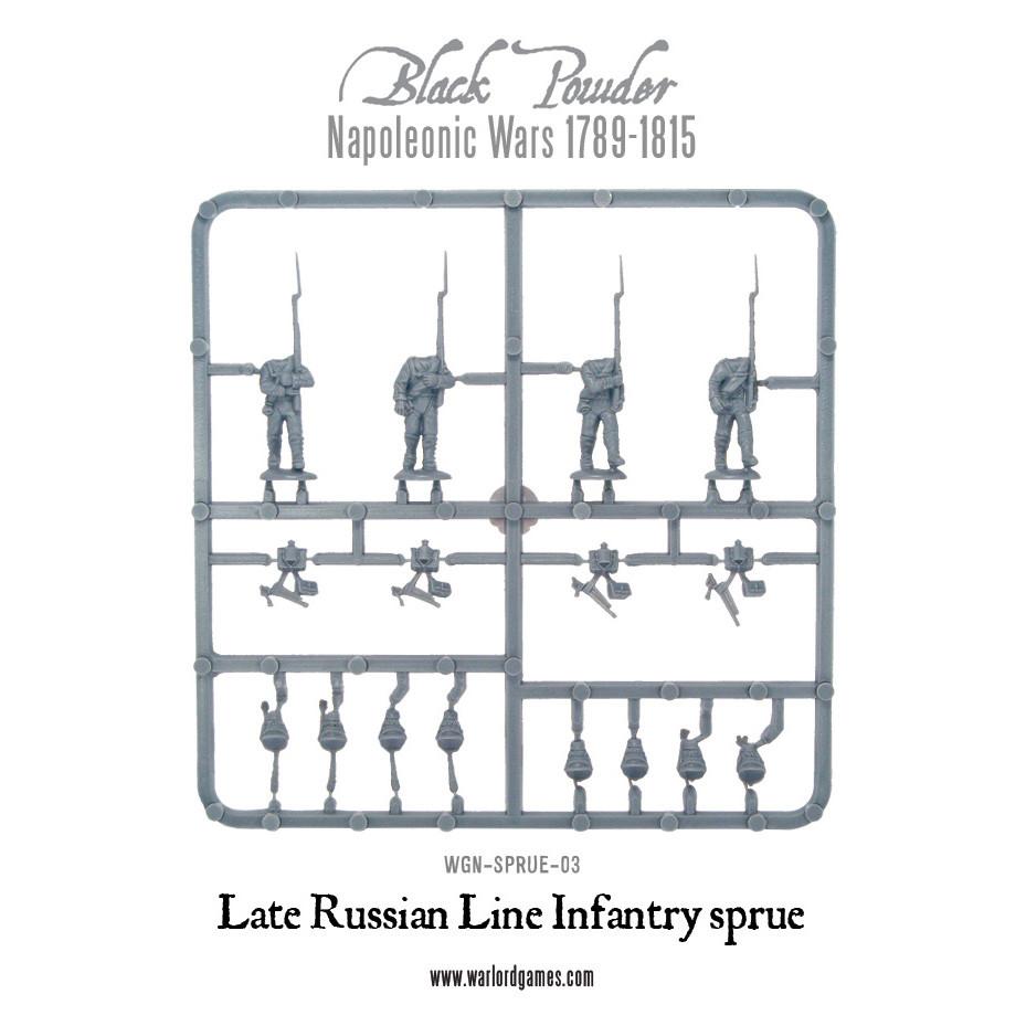 Black Powder: Late 1812 Russian Line Infantry Sprue