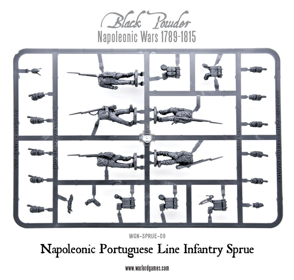 Black Powder: Portuguese Line Infantry sprue