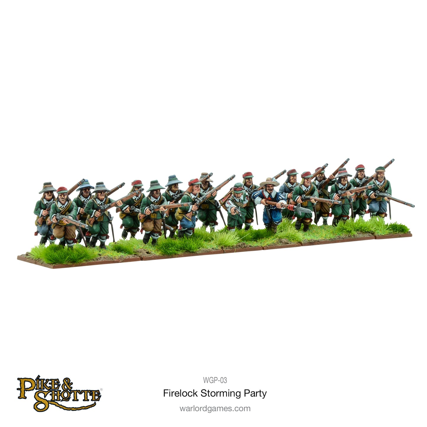 Pike & Shotte: The English Civil Wars & Thirty Years War - Firelock Storming Party plastic boxed set