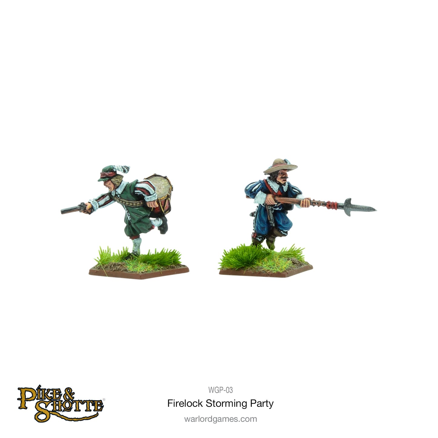 Pike & Shotte: The English Civil Wars & Thirty Years War - Firelock Storming Party plastic boxed set