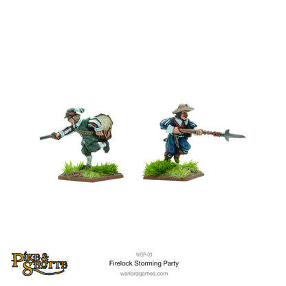 Pike & Shotte: The English Civil Wars & Thirty Years War - Firelock Storming Party plastic boxed set
