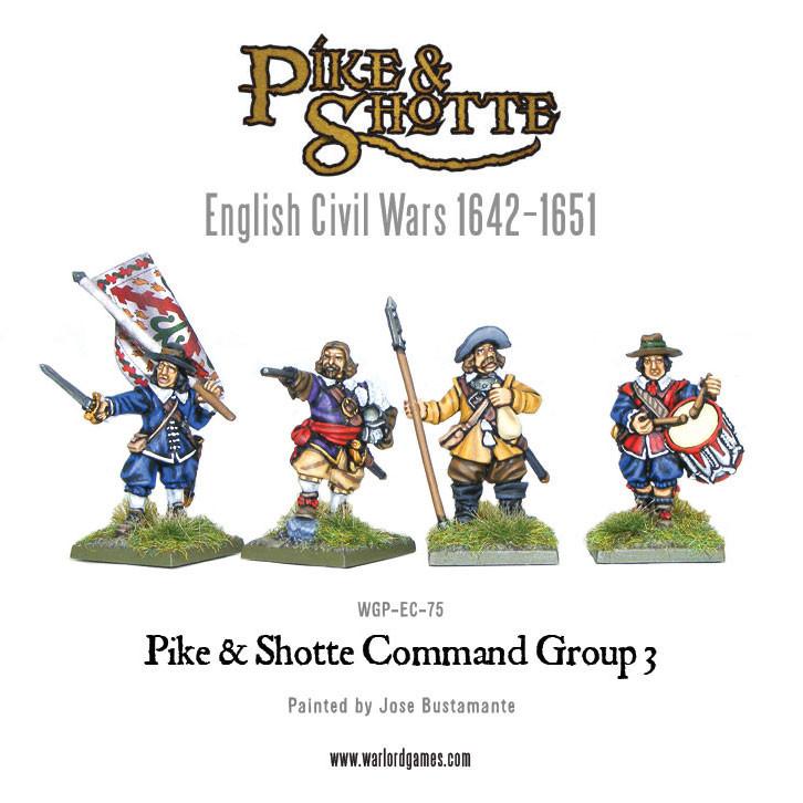 Pike & Shotte: The English Civil Wars & Thirty Years War - command group 3