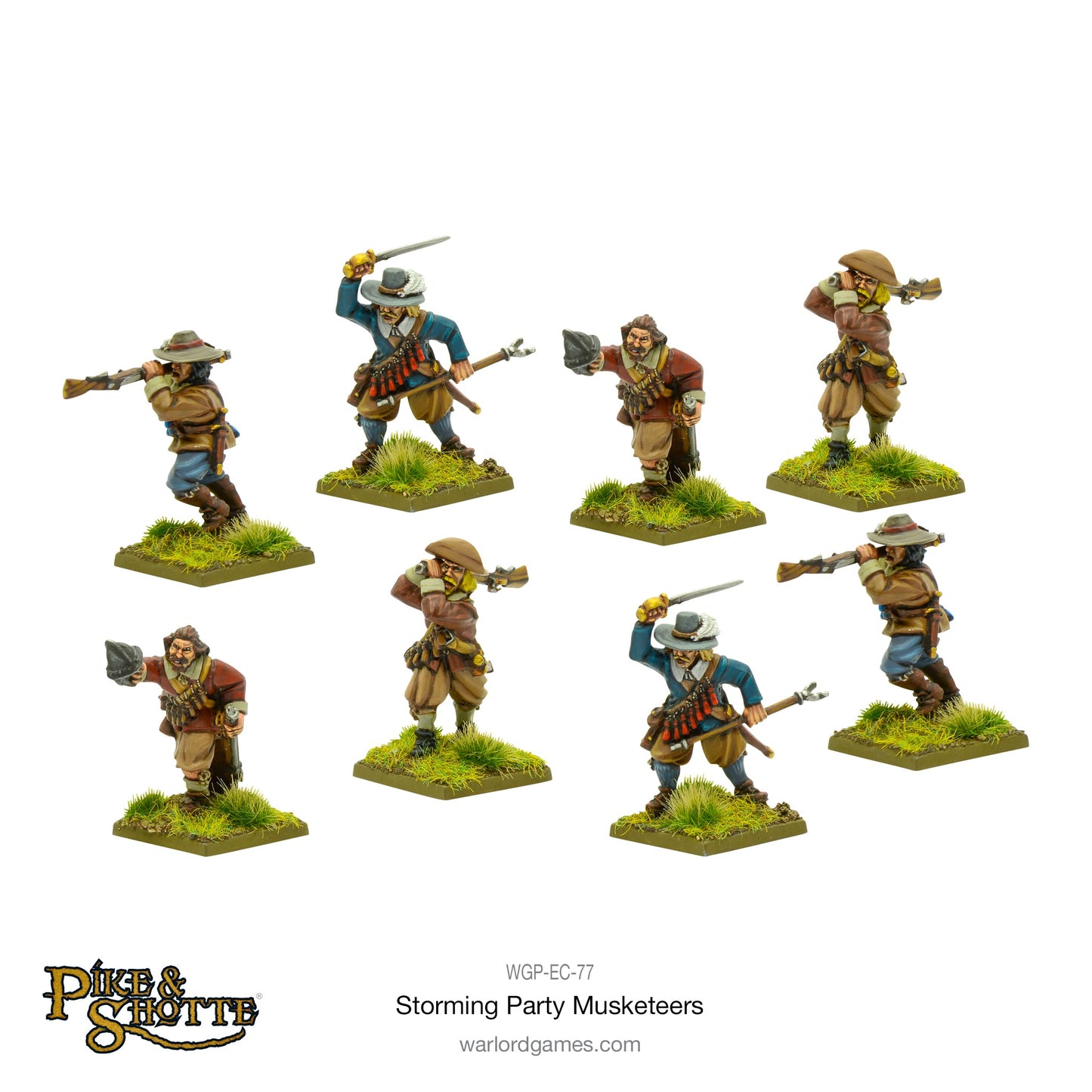 Pike & Shotte: The English Civil Wars & Thirty Years War - Storming Party Musketeers