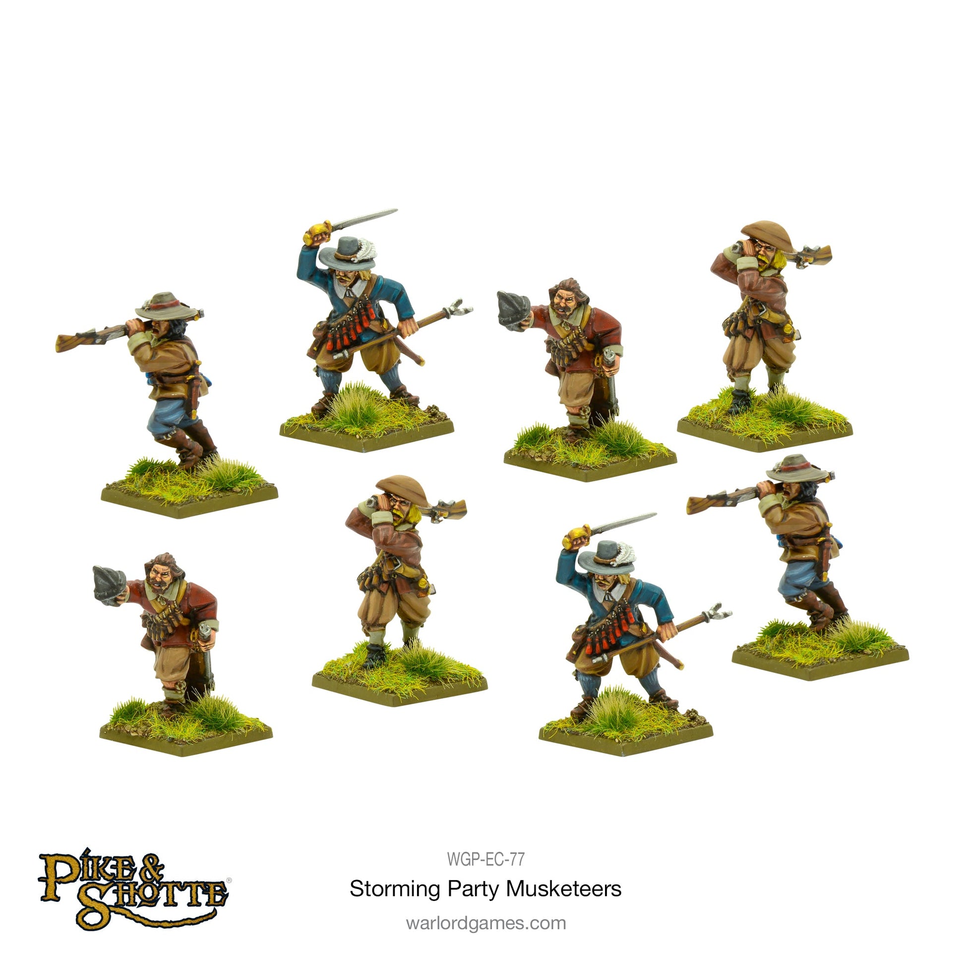 Pike & Shotte: The English Civil Wars & Thirty Years War - Storming Party Musketeers