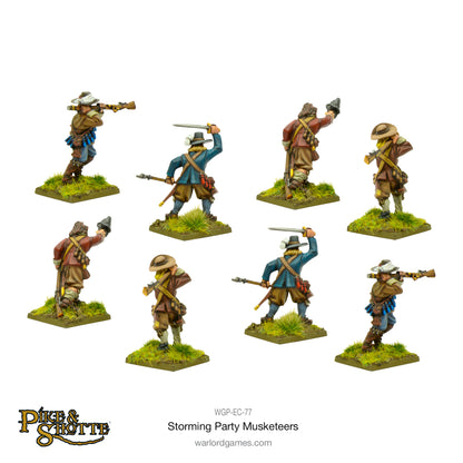 Pike & Shotte: The English Civil Wars & Thirty Years War - Storming Party Musketeers