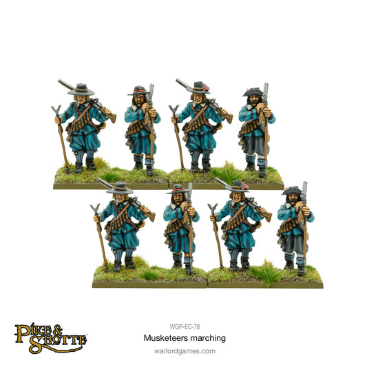 Pike & Shotte: The English Civil Wars & Thirty Years War - Musketeers Marching