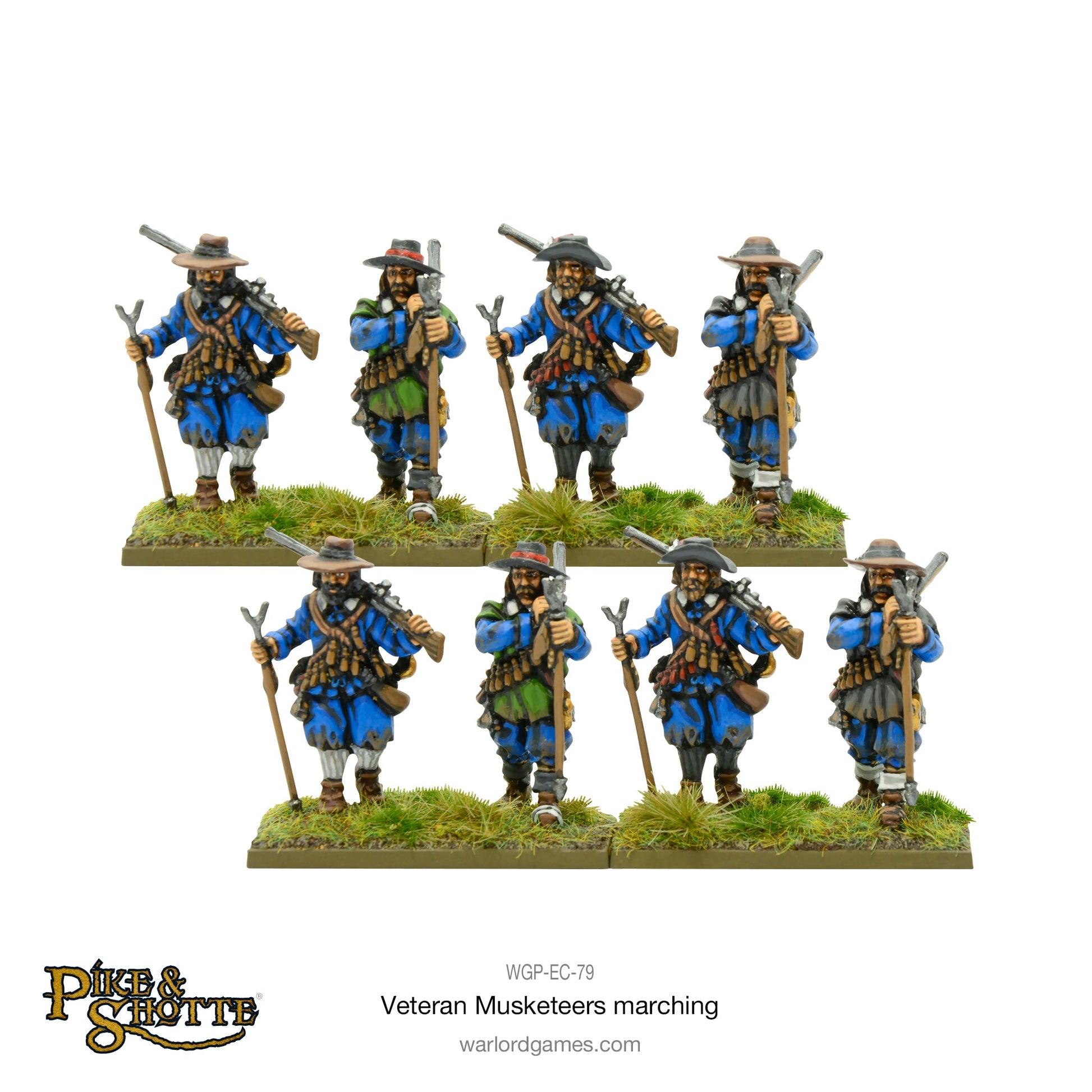 Pike & Shotte: The English Civil Wars & Thirty Years War - Veteran Musketeers Marching