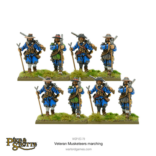 Pike & Shotte: The English Civil Wars & Thirty Years War - Veteran Musketeers Marching