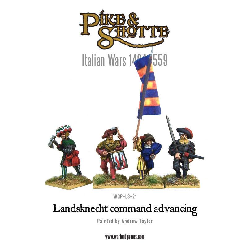 Pike & Shotte: Italian Wars 1494-1559 - Landsknecht command advancing