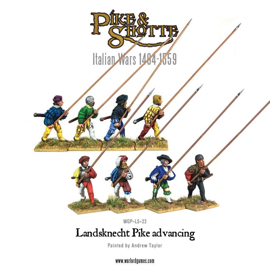 Pike & Shotte: Italian Wars 1494-1559 - Landsknecht Pike advancing