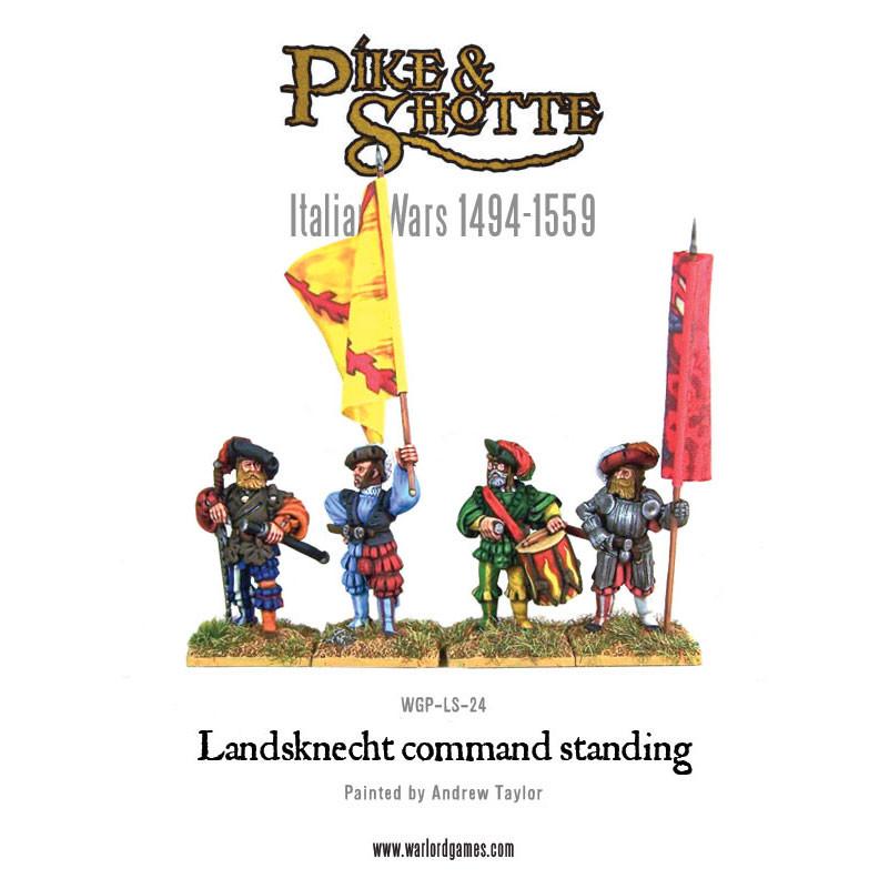 Pike & Shotte: Italian Wars 1494-1559 - Landsknecht command standing