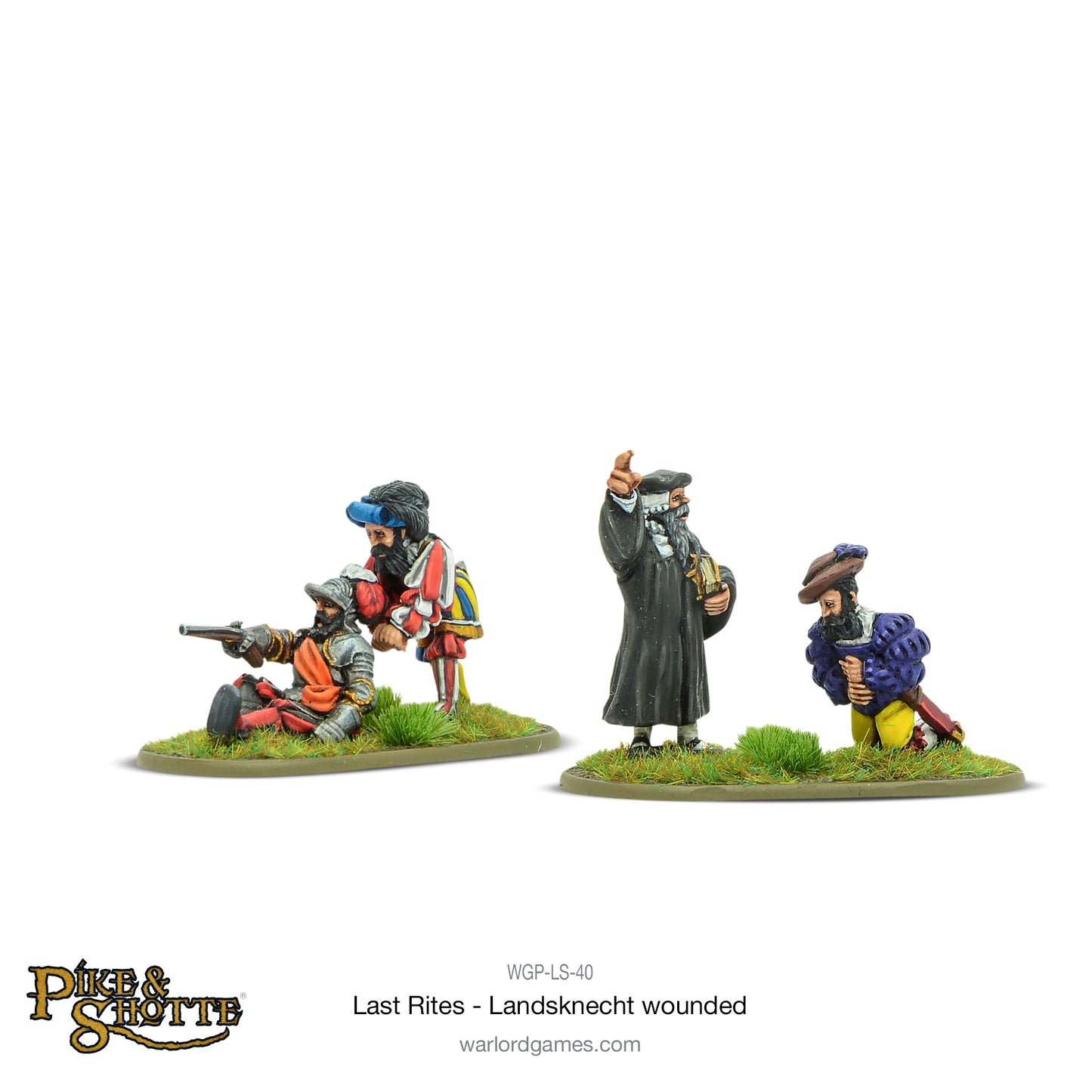 Pike & Shotte: Italian Wars 1494-1559 - Last Rites - Landsknecht wounded
