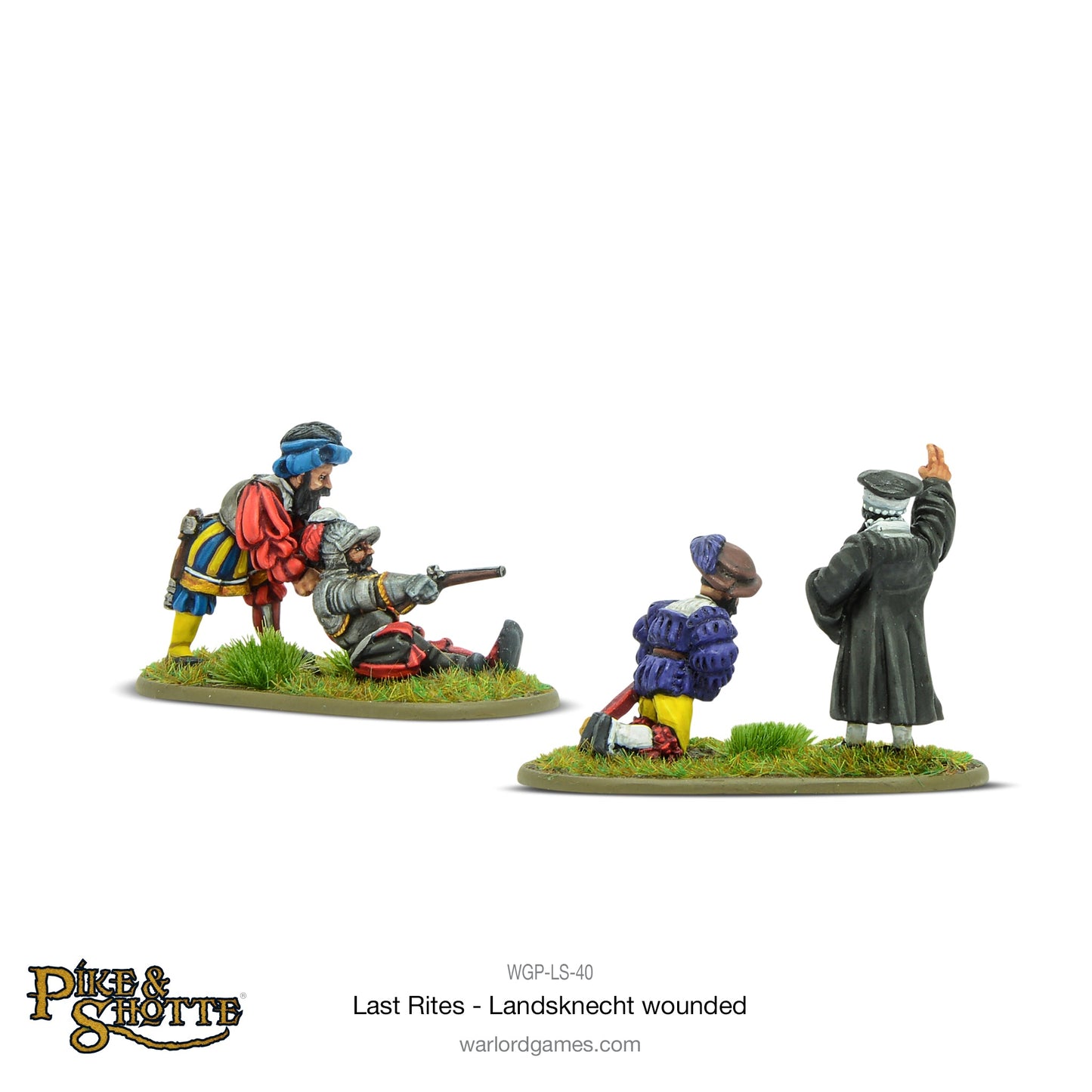 Pike & Shotte: Italian Wars 1494-1559 - Last Rites - Landsknecht wounded