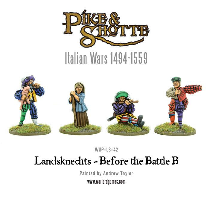 Pike & Shotte: Italian Wars 1494-1559 - Landsknechts - before the battle B