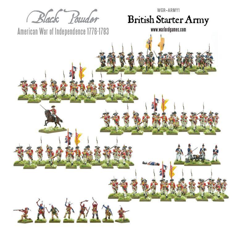 Black Powder: American War of Independence British Army starter set