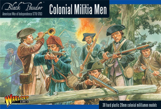 Black Powder: Colonial Militia Men (Plastic Box)