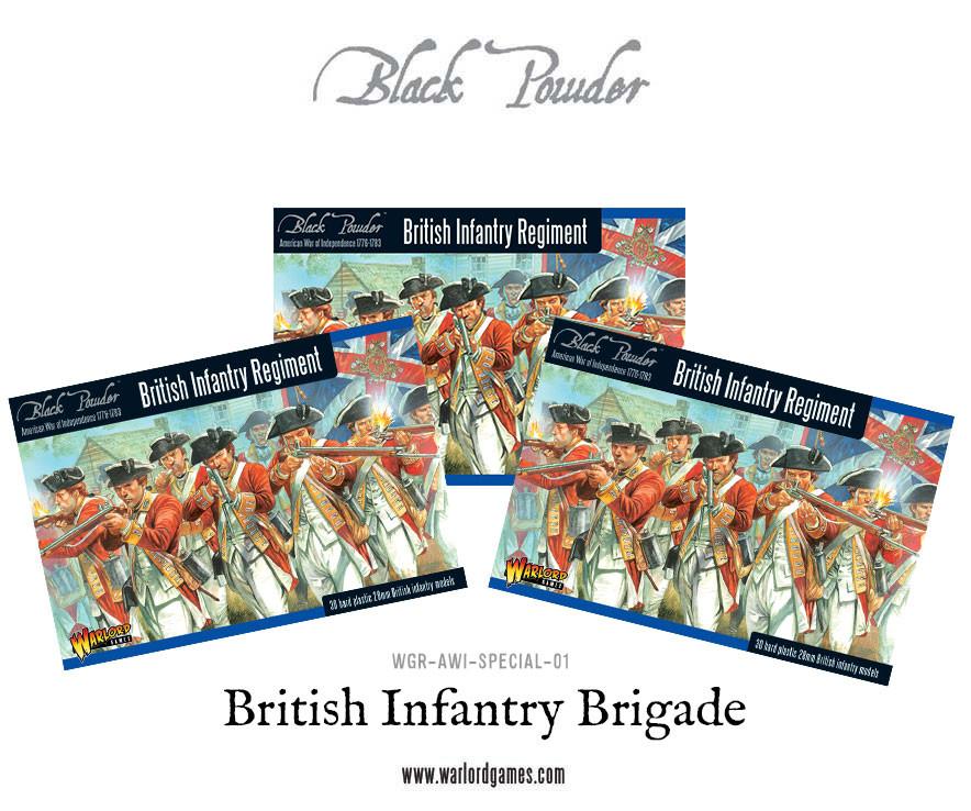 Black Powder: American War of Independence: British Infantry Brigade
