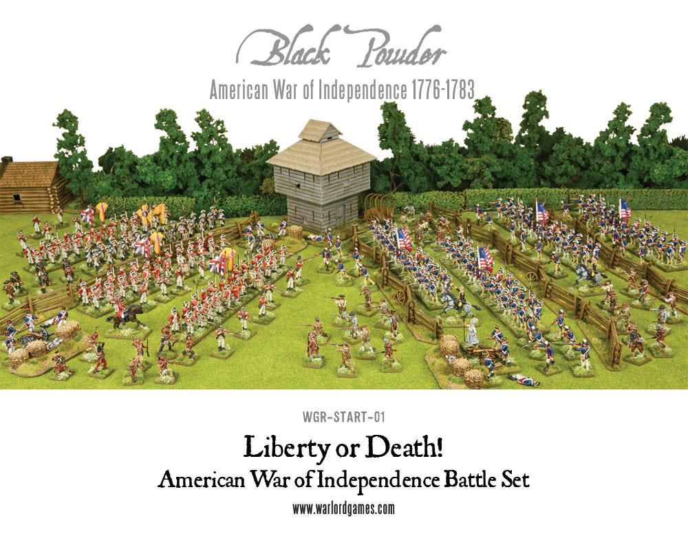 Black Powder: "Liberty or Death" American War of Independence Battle Set.
