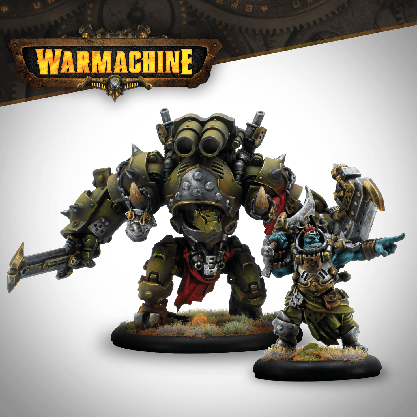 Warmachine: Southern Kriels Kithguard Journeyman & Ramhead