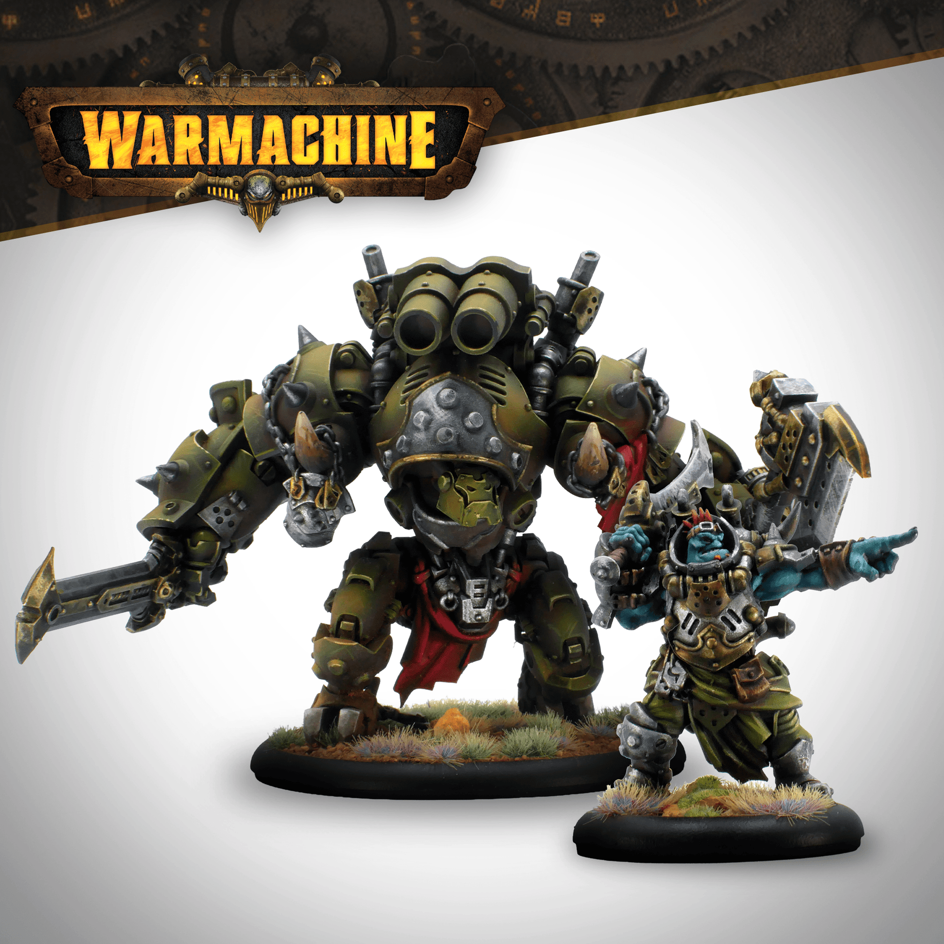 Warmachine: Southern Kriels Kithguard Journeyman & Ramhead