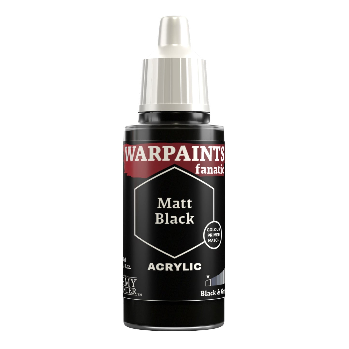 The Army Painter: Warpaints Fanatic: Matt Black