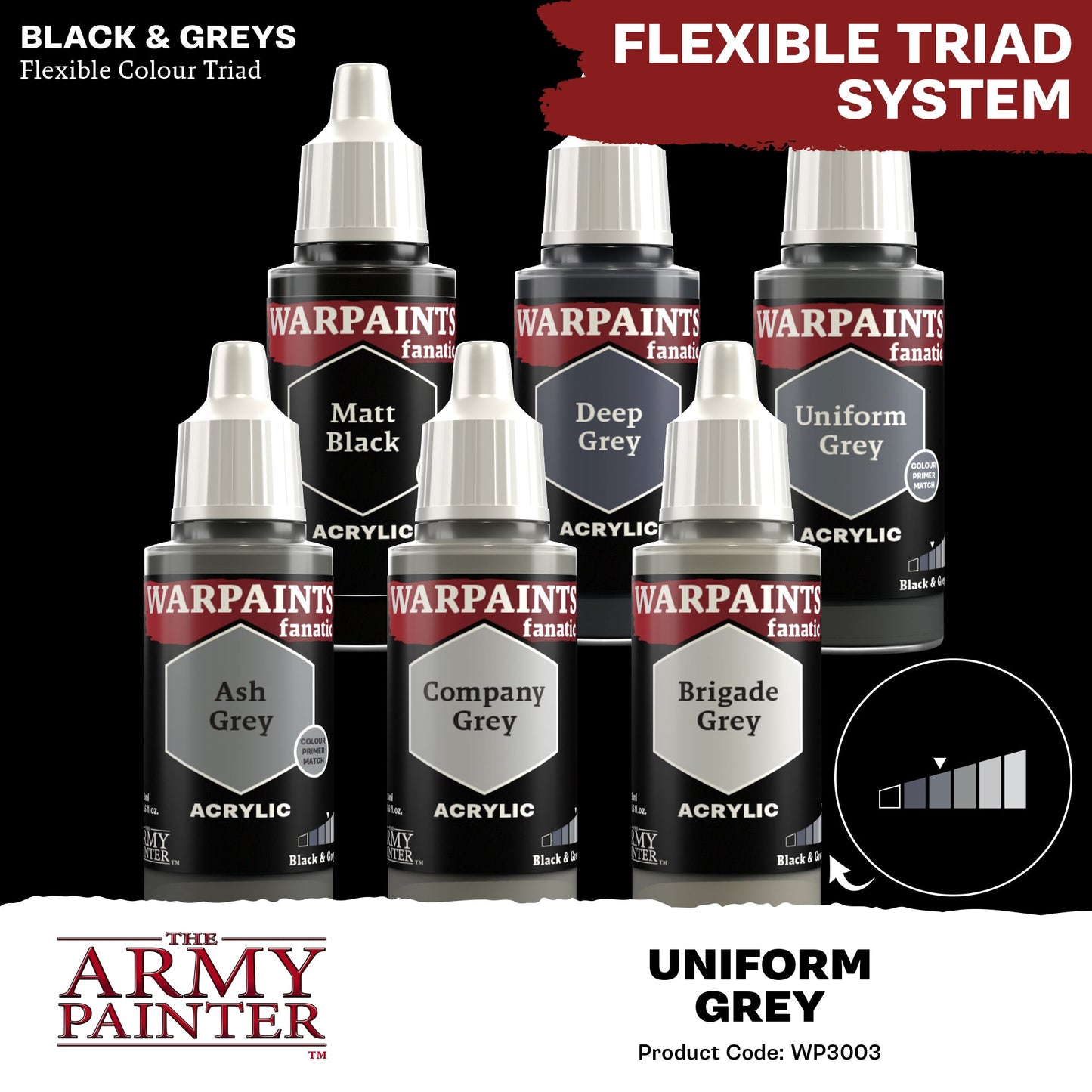 The Army Painter: Warpaints Fanatic: Uniform Grey